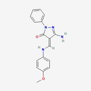 molecular formula C17H16N4O2 B7794748 CID 5566064 