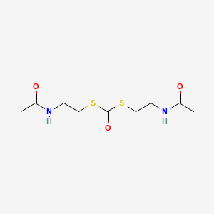 molecular formula C9H16N2O3S2 B7794795 S,S-bis[2-(acetylamino)ethyl] dithiocarbonate CAS No. 887578-84-9