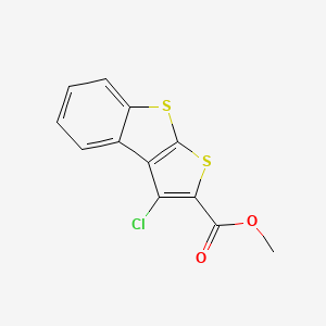molecular formula C12H7ClO2S2 B7794801 Methyl 1-chlorothieno[2,3-b][1]benzothiole-2-carboxylate CAS No. 887579-70-6