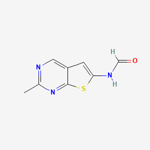2-Methylthieno[2,3-d]pyrimidin-6-ylformamide