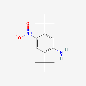 molecular formula C14H22N2O2 B7794892 2,5-Ditert-butyl-4-nitroaniline CAS No. 14035-05-3