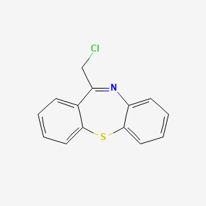 molecular formula C14H10ClNS B7794914 6-(Chloromethyl)benzo[b][1,4]benzothiazepine CAS No. 22504-09-2