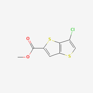 molecular formula C8H5ClO2S2 B7795102 Methyl 6-chlorothieno[3,2-b]thiophene-2-carboxylate CAS No. 70060-23-0