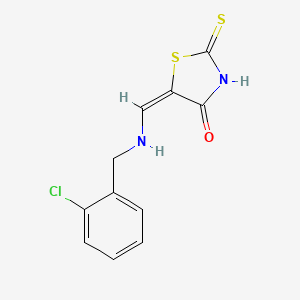 molecular formula C11H9ClN2OS2 B7795128 CID 5452203 
