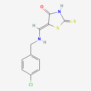 molecular formula C11H9ClN2OS2 B7795134 CID 5566056 