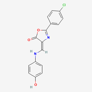 molecular formula C16H11ClN2O3 B7795158 CID 5566057 