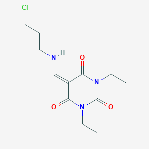 molecular formula C12H18ClN3O3 B7795162 CID 5566058 