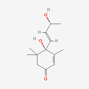 molecular formula C13H20O3 B7795216 Vomifoliol CAS No. 50763-73-0