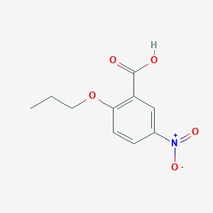 molecular formula C10H11NO5 B7795260 5-硝基-2-丙氧基苯甲酸 