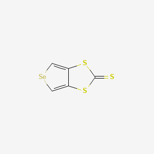 molecular formula C5H2S3Se B7795292 Selenopheno[3,4-d][1,3]dithiole-2-thione CAS No. 88589-47-3