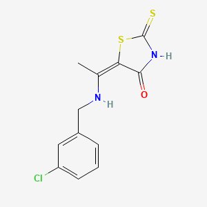 molecular formula C12H11ClN2OS2 B7795343 CID 6242684 
