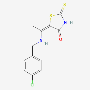 molecular formula C12H11ClN2OS2 B7795344 CID 6378695 