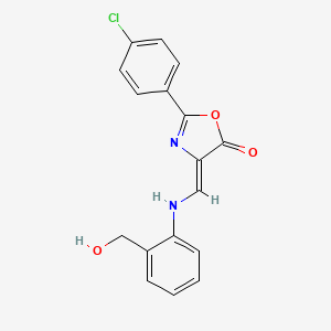 molecular formula C17H13ClN2O3 B7795366 CID 5566048 