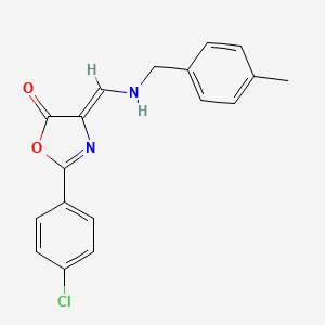 molecular formula C18H15ClN2O2 B7795374 CID 5566051 