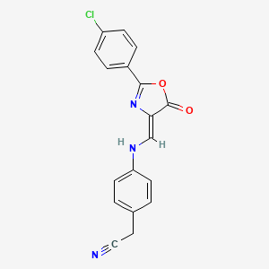 molecular formula C18H12ClN3O2 B7795381 CID 5566052 