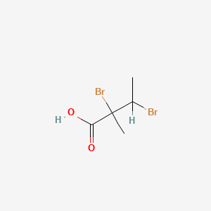 molecular formula C5H8Br2O2 B7795404 2,3-二溴-2-甲基丁酸 CAS No. 91114-65-7
