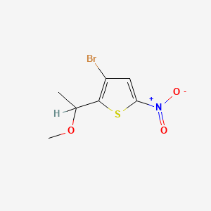 3-Bromo-2-(1-methoxyethyl)-5-nitrothiophene