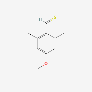 molecular formula C10H12OS B7795495 4-Methoxy-2,6-dimethylbenzenecarbothialdehyde 