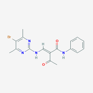 molecular formula C17H17BrN4O2 B7795542 CID 991022 