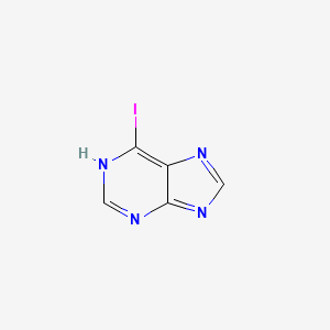 molecular formula C5H3IN4 B7795616 CID 75683 