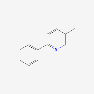 molecular formula C12H11N B7795622 5-Methyl-2-phenylpyridine CAS No. 64828-54-2
