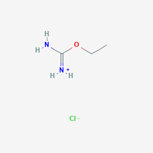 molecular formula C3H9ClN2O B7795627 Ethyl carbamimidate hcl 