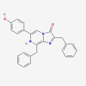 2,8-dibenzyl-6-(4-hydroxyphenyl)-7H-imidazo[1,2-a]pyrazin-3-one