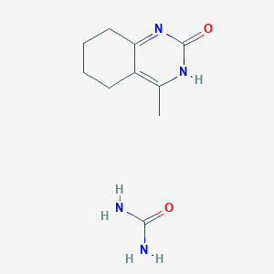 molecular formula C10H16N4O2 B7795679 4-methyl-5,6,7,8-tetrahydro-3H-quinazolin-2-one;urea 