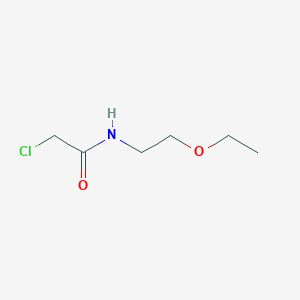 molecular formula C6H12ClNO2 B7795689 2-Chloro-N-(2-ethoxyethyl)acetamide CAS No. 321861-48-7