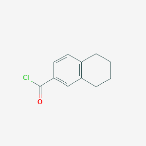 molecular formula C11H11ClO B7795721 5,6,7,8-Tetrahydro-2-naphthoic acid chloride 