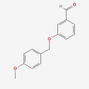 molecular formula C15H14O3 B7795724 3-(p-Methoxybenzyloxy)benzaldehyde 