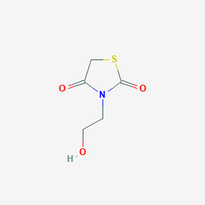 molecular formula C5H7NO3S B7795828 3-(2-Hydroxyethyl)thiazolidine-2,4-dione 