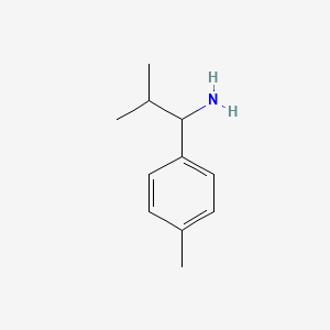 molecular formula C11H17N B7795845 2-Methyl-1-(4-methylphenyl)propylamine CAS No. 860701-51-5
