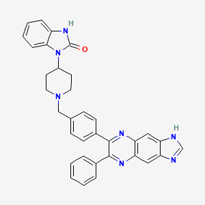 molecular formula C34H29N7O B7795892 CID 10196499 
