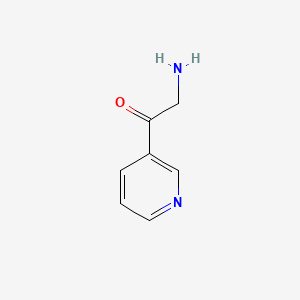 molecular formula C7H8N2O B7795898 2-Amino-1-(pyridin-3-yl)ethanone 