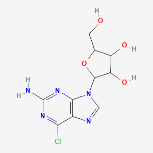 2-Amino-6-chloropurine riboside