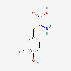 molecular formula C9H10INO3 B7796029 3-碘-L-酪氨酸 CAS No. 3078-39-5