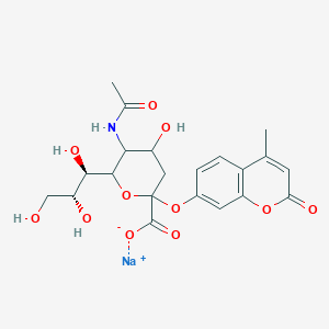 molecular formula C21H24NNaO11 B7796240 Neu5Ac-alpha-4MU 