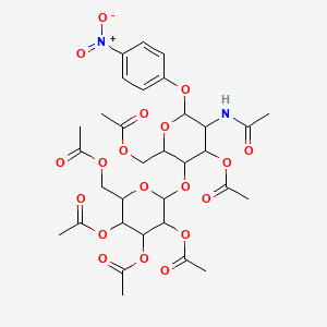 4-Nitrophenyl 2-acetamido-3,6-di-O-acetyl-4-O-(2,3,4,6-tetra-O-acetyl-b-D-galactopyranosyl)-2-deoxy-b-D-glucopyranoside