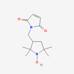 1-[(1-Hydroxy-2,2,5,5-tetramethylpyrrolidin-3-yl)methyl]pyrrole-2,5-dione