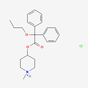 Diphenylpropoxyacetic acid 1-methyl-4-piperidyl ester hydrochloride