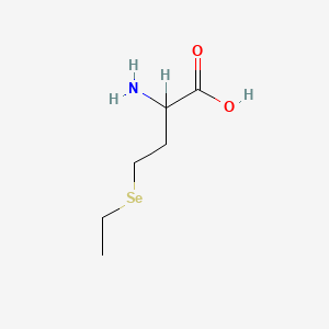molecular formula C6H13NO2Se B7796490 Butanoic acid, 2-amino-4-(ethylseleno)- CAS No. 6810-64-6
