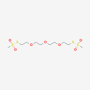 molecular formula C10H22O7S4 B7796571 3,6,9-三氧十一烷-1,11-二基-双甲硫磺酸甲酯 