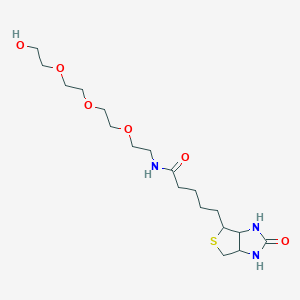 molecular formula C18H33N3O6S B7796612 Biotin-PEG4-OH 