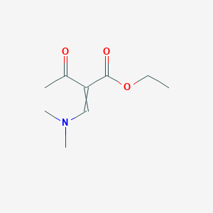 molecular formula C9H15NO3 B7796685 2-二甲氨基亚甲基乙酰乙酸乙酯 