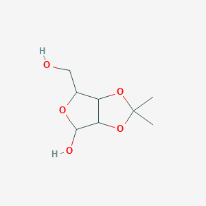 molecular formula C8H14O5 B7796729 2,3-o-Isopropylidene-l-ribofuranose 