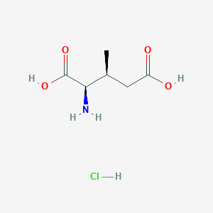 molecular formula C6H12ClNO4 B7796762 (2S,3R)-3-Methylglutamic Acid Hydrochloride Salt is known as a glutamic acid derivative. 