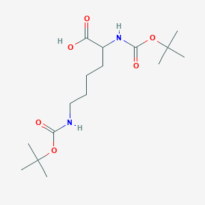 molecular formula C16H30N2O6 B7796815 2,6-Bis(tert-butoxycarbonylamino)hexanoic acid 