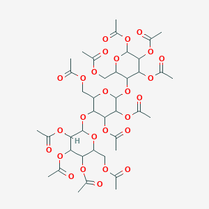 molecular formula C40H54O27 B7796862 Cellulose triacetate CAS No. 31873-40-2