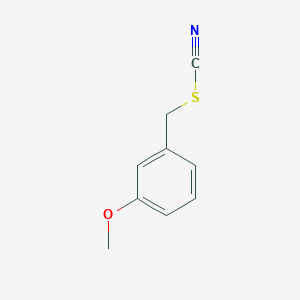 molecular formula C9H9NOS B7796973 1-Methoxy-3-(thiocyanatomethyl)benzene 